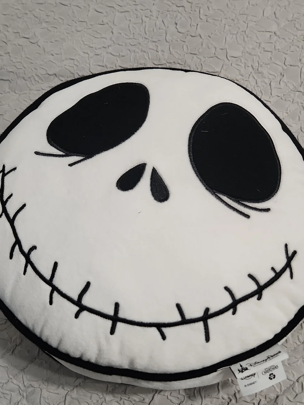 Disney Parks Jack Skelington Face Pillow
